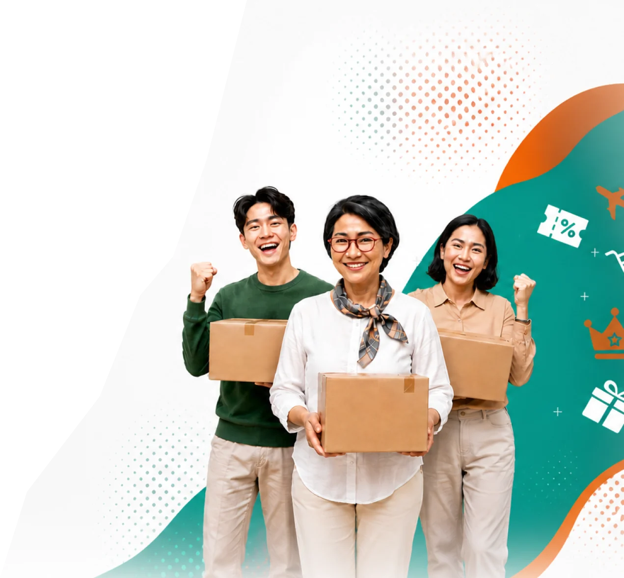 ลูกค้ารับพัสดุจากไทยที่ FastBuy จัดส่งถึงบ้านในต่างประเทศ